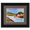 Image 1 : Moshe Leider, Framed Original Mixed Media Watercolor Painting, Hand Signed with Letter of Authentici