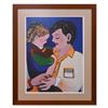 Image 1 : Jenik Cook, Framed Original Acrylic Painting, Hand Singed with Letter of Authenticity.