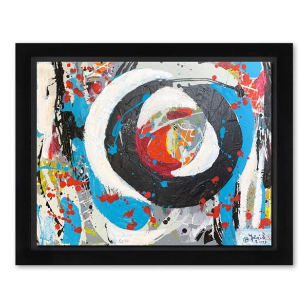 Jenik Cook, Framed Original Acrylic Painting, Hand Signed, Letter of Authenticity.