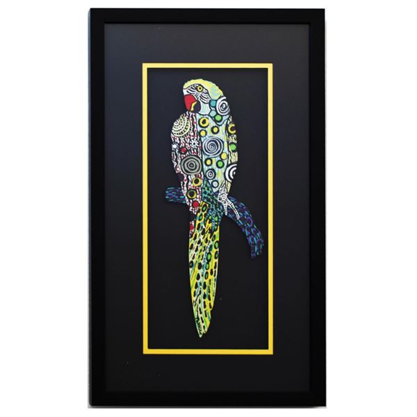 Patricia Govezensky- Original Painting on Laser Cut Steel "Moment of Peace XII"