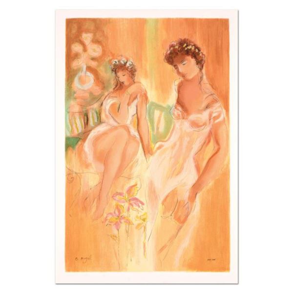 Batia Magal, "Sister" Limited Edition Serigraph, Numbered and Hand Signed with Certificate of Authen