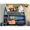 Image 1 : BOX OF COPPER PLUMBING FITTINGS, ACETYLENE TORCH KIT