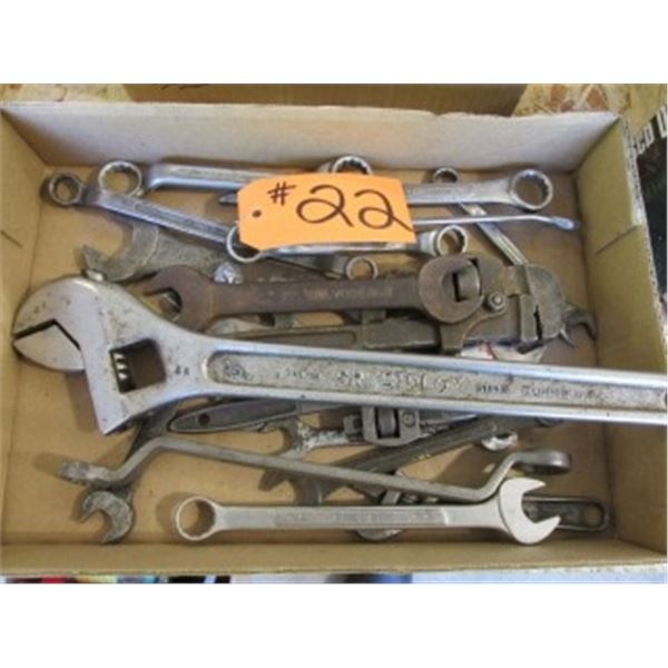 MISC WRENCHES, 15” CRESCENT (MISSING SETTING GEAR)