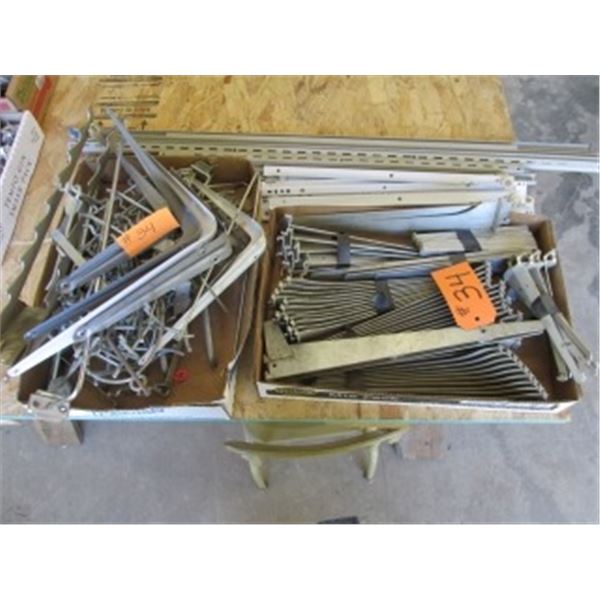 SHELVING BRACKETS, WALL BRACKETS