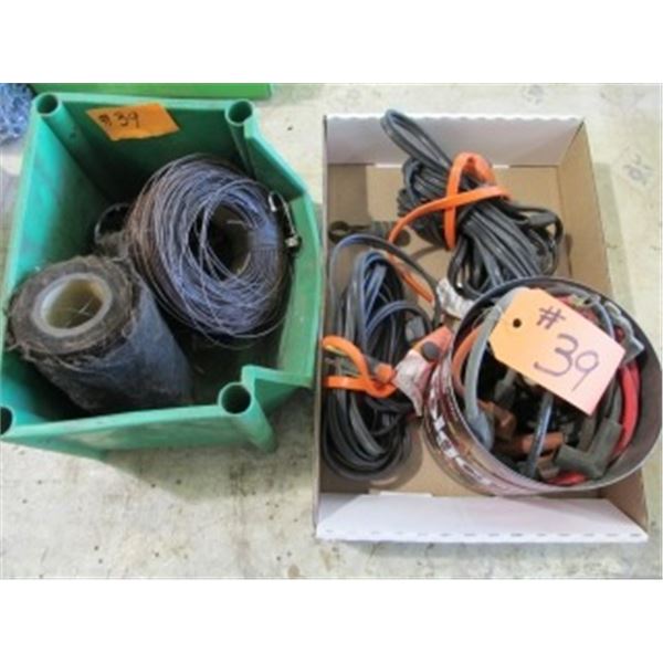 TWO HEAT TAPES, AUTO SPARK PLUG CABLE