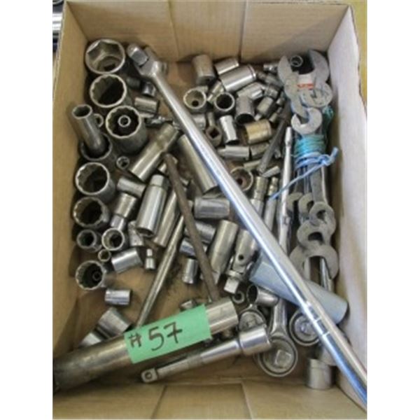 MISC SOCKETS, EXTENSIONS, RATCHETS, UNIVERSALS, BAR