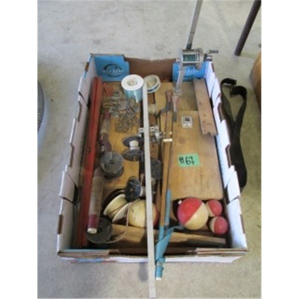 ICE FISHING TIP UPS, MISC FISHING LINE & FLOATS