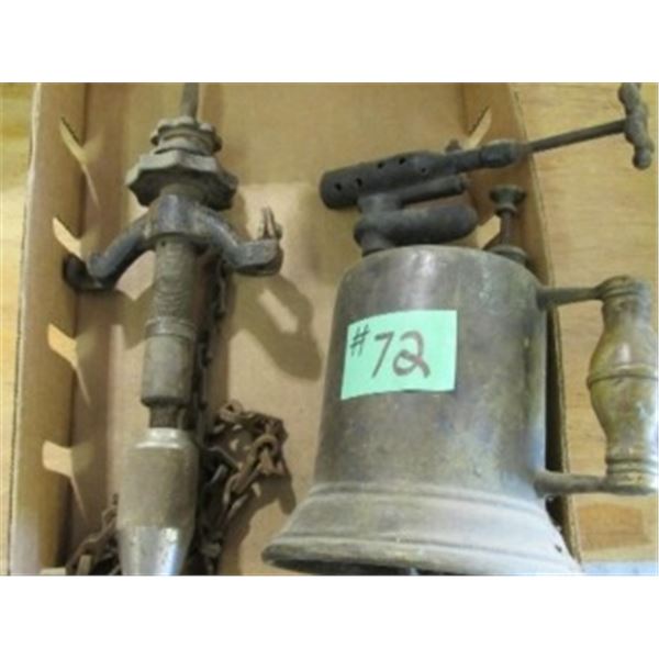 BLOW TORCH & VINTAGE MANDREL