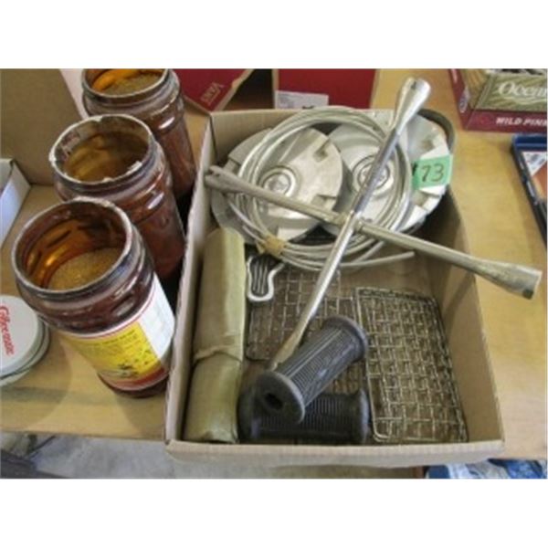 CHRYSLER WHEEL COVER, WHEEL WRENCH, HEADLIGHT GRILL COVER