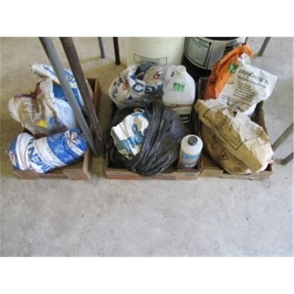 PARTIAL BAGS OF CEMENT PATCHING, GROUT BAGS
