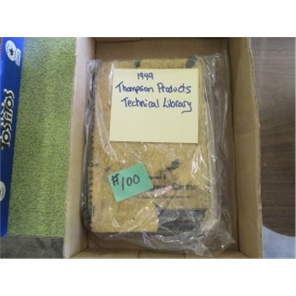 1949 TECHNICAL REFERENCE THOMPSON PRODUCT SPEC BOOK