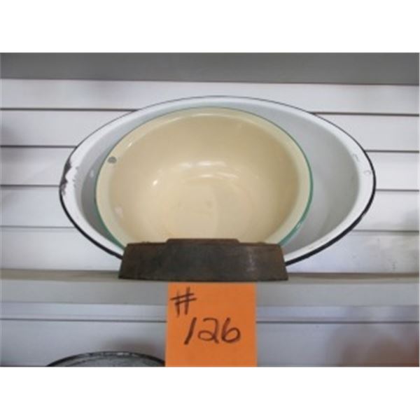 COLLECTOR’S BASINS & SAD IRON