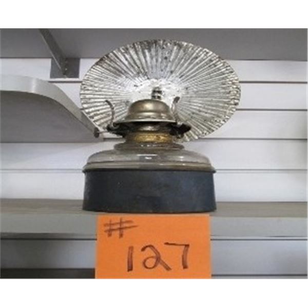 COLLECTOR’S WALL HANGING KEROSENE LAMP