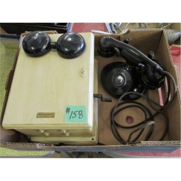 VINTAGE WALL MOUNT TELEPHONE