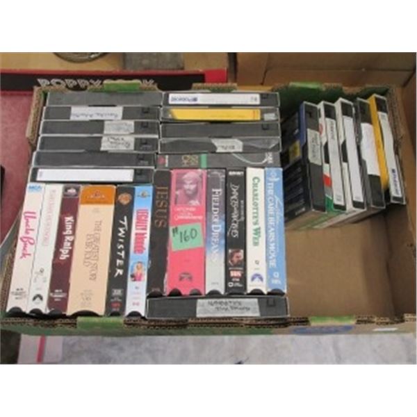 VHS TAPES (COMBINATION HOME RECORDED AND PURCHASED)