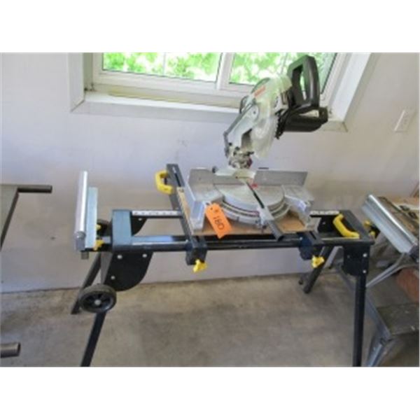 DELTA 10” COMPOUND MITER SAW C/W STAND