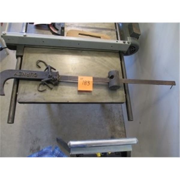 VINTAGE GURNEY BEAM SCALE