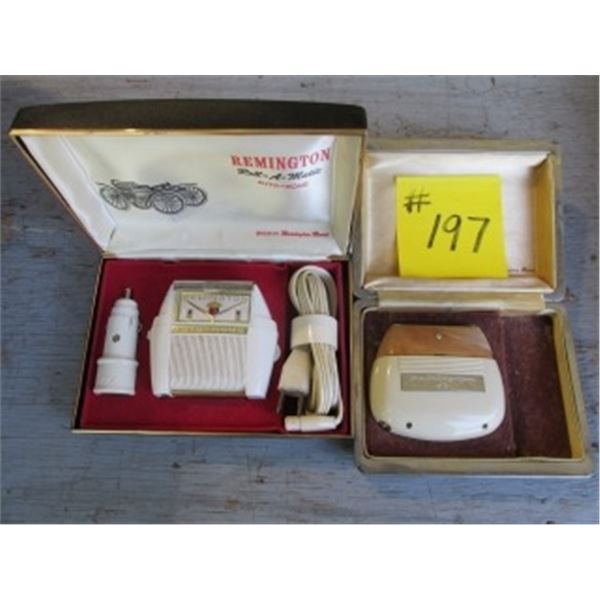 VINTAGE REMINGTON ELECTRIC SHAVERS