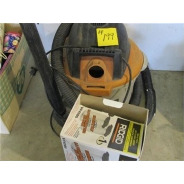 SHOPVAC C/W NEW FILTER