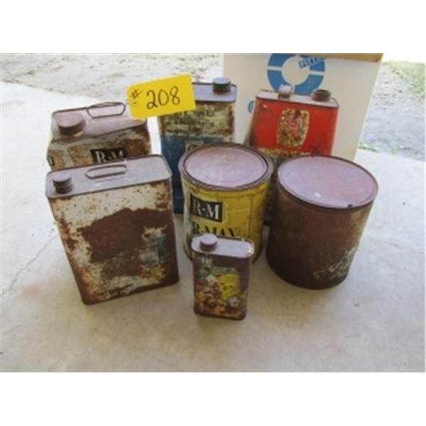 POOR CONDITION TINS/CANS