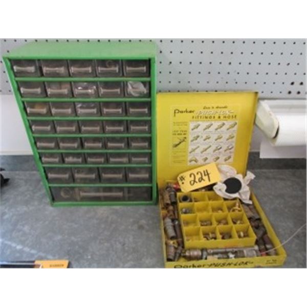 ASSORTMENT OF BRASS AND GALVANIZED FITTINGS