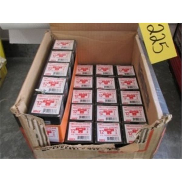 25 BOXES OF 100 ¾” NO 12 SELF TAPPING SCREWS
