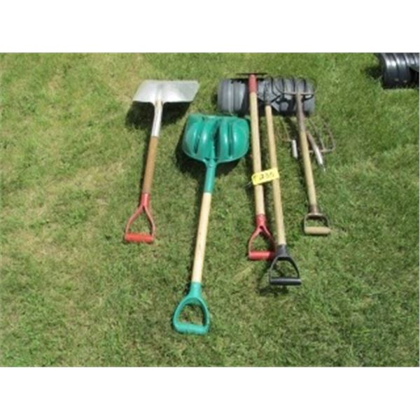 SCOOP SHOVELS, STRAW FORK, SHINGLE REMOVER, POTATO FORK ENDS ONLY