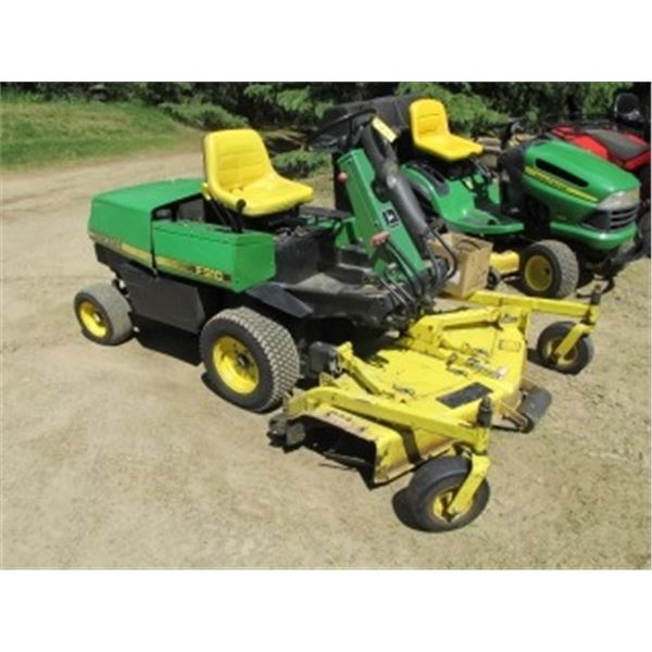 1988 JOHN DEERE F910 ZERO TURN 60” FRONT MOUNT MOWER & 48” SNOW BLOWER