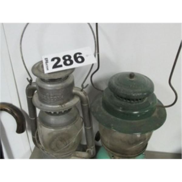 COLLECTOR LANTERNS (COAL OIL & HIGH TEST)