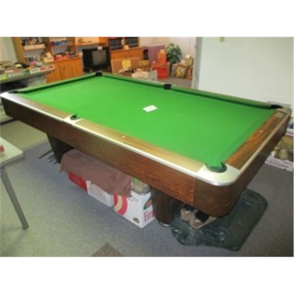HUSTLER 1” SLATE POOL TABLE