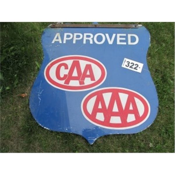 METAL CAA/AAA SIGN