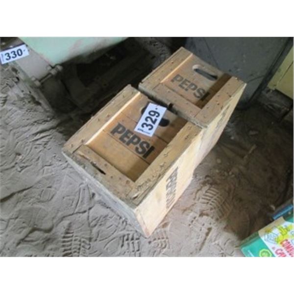 WOODEN PEPSI BOTTLE CRATES