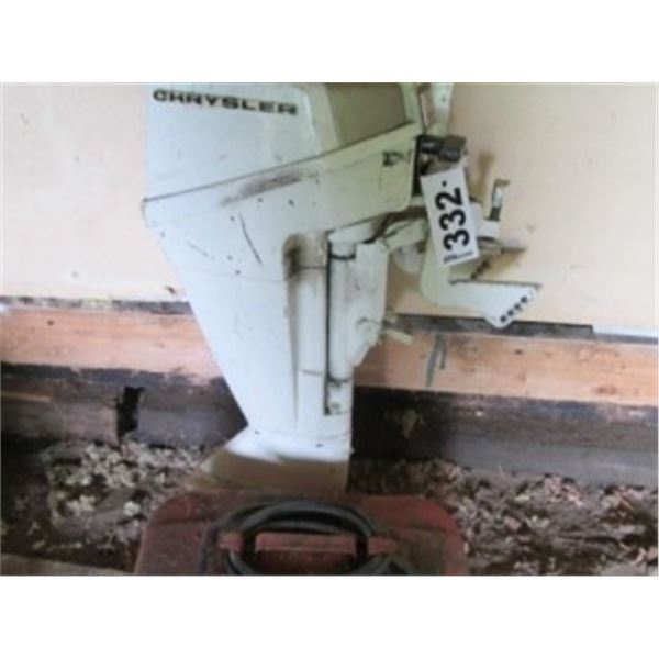 CHRYSLER OUTBOARD MOTOR W/GAS TANK
