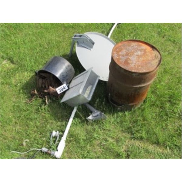 BELL EXPRESSVU DISH, BARREL, IN DUCT FIRE DAMPER, MISC HARDWARE