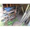 Image 1 : CONTENTS OF SOUTH LEAN TO; IRON, PIPES, ODDS & ENDS, SIDING (FULL & PARTIAL LENGTHS),