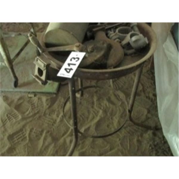 PARTS & STAND OFF A COAL FIRED FORGE