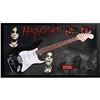 Image 1 : Signed and Framed Alice Cooper Guitar