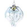 Image 2 : Two Doves Heart Glass Ornament