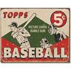 Image 1 : 1955 TOPPS Bubblegum Baseball Card Vintage-style Pub Bar Sign