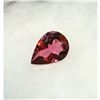 Image 1 : Natural Pink Pear Faceted Tourmaline Gemstone