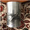 Image 4 : Set of Handcrafted Aluminum Hunting Pitcher & Steins