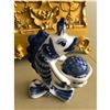 Image 1 : Russian Handpainted Porcelain Fish Caviar Server