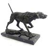 Image 1 : Foxhound Hunting Dog Bronze Sculpture