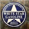 Image 1 : White Star Gasoline Metal Garage, Pub Bar Sign