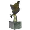 Image 1 : After Dali, Female Face Abstract Bronze Sculpture