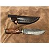 Image 1 : Custom Damascus Steel Hunting Knife