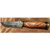 Image 2 : Custom Damascus Steel Hunting Knife