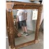 Image 1 : Ornate Gilt Wood Beveled Mirror