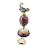 Image 6 : Russian Enameled Rooster Egg, Clock