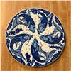 Image 1 : Blue & White Glazed Pottery Trivet